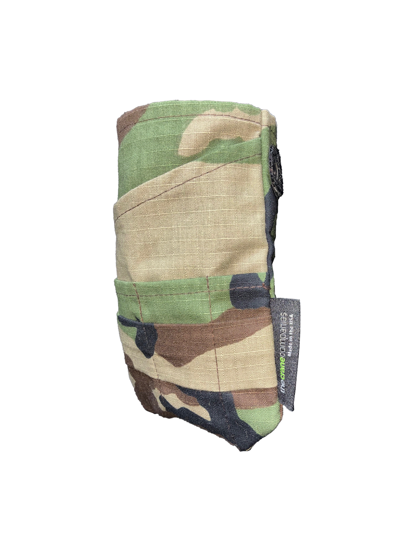 Woodland Camouflage Ripstop Fabric Pocket