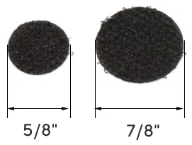 HOOK: Adhesive-Backed & Sew On