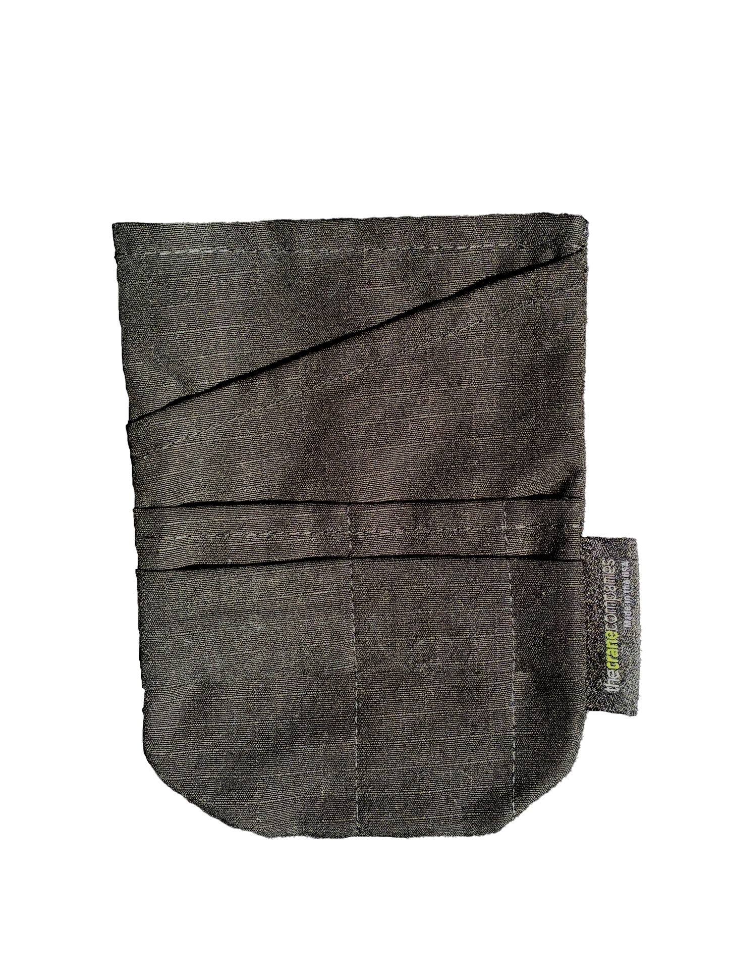 Black Ripstop Fabric Pocket