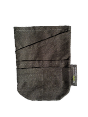 Black Ripstop Fabric Pocket