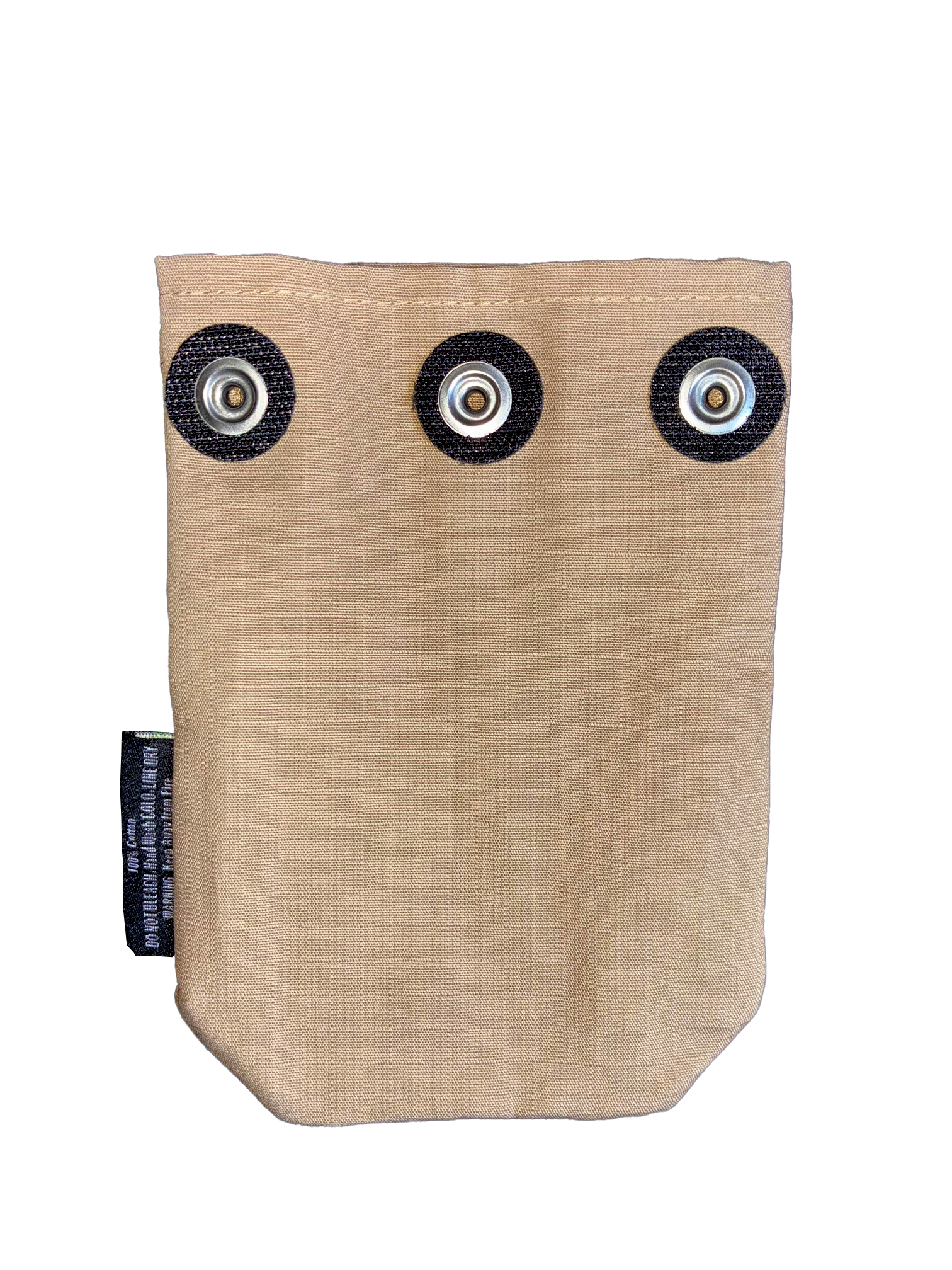 Khaki Ripstop Fabric Pocket