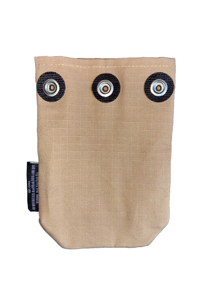 Khaki Ripstop Fabric Pocket
