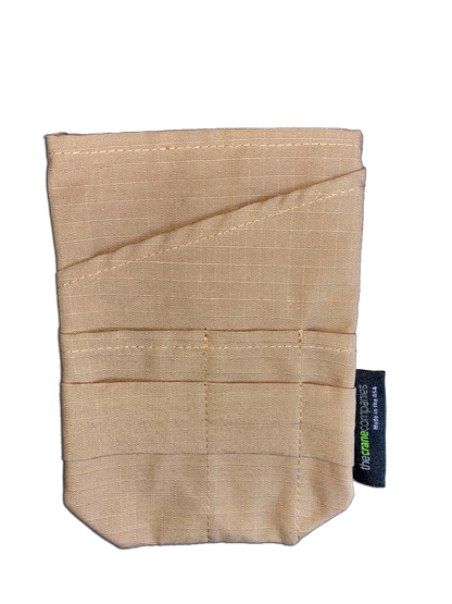 Khaki Ripstop Fabric Pocket