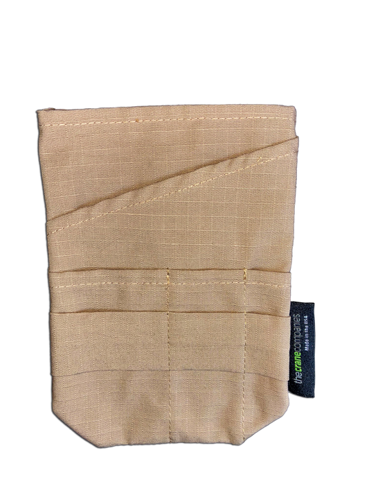 Khaki Ripstop Fabric Pocket