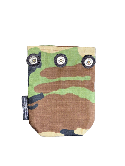Woodland Camouflage Ripstop Fabric Pocket